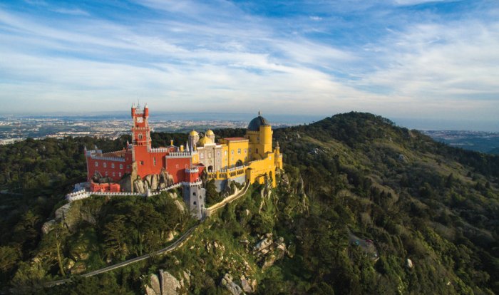 Pena National Palace is the most distinguished in Portugal