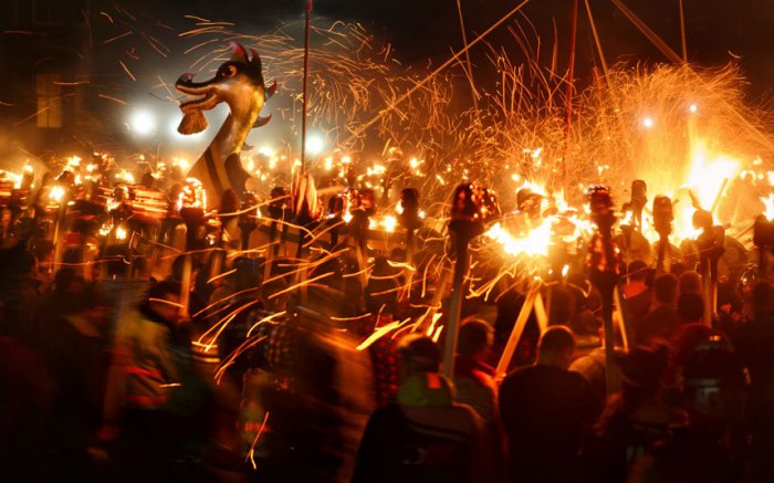 From the Up Helly Aa Festival
