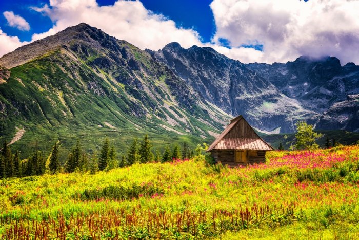 Tatra National Park is famous for being the home of one of the high mountain regions