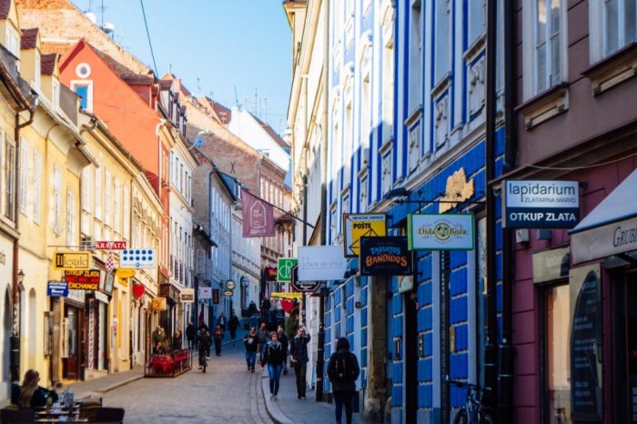 Magnificence of the old streets in Zagreb