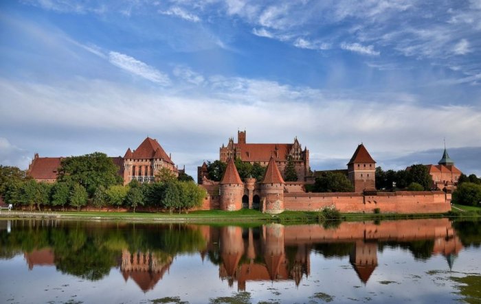 Malbork Castle is one of the largest fortifications in the world