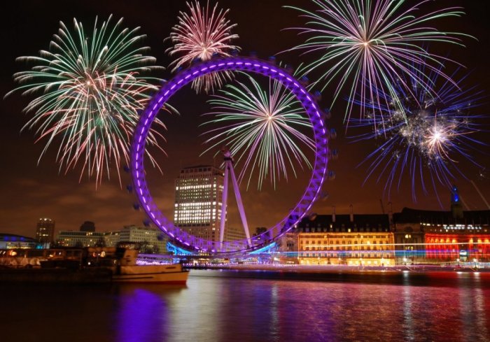     New Year celebrations in London