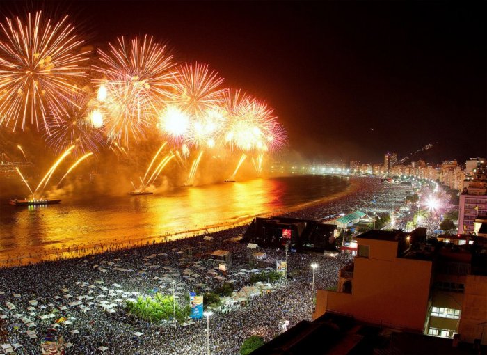     The atmosphere of celebrations in Rio de Janeiro