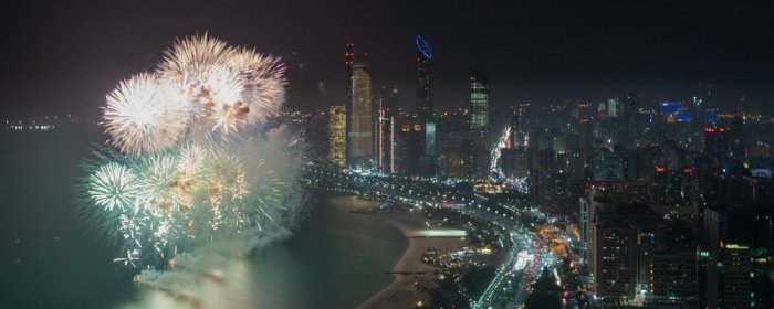 Abu Dhabi is brilliant on New Year's Eve