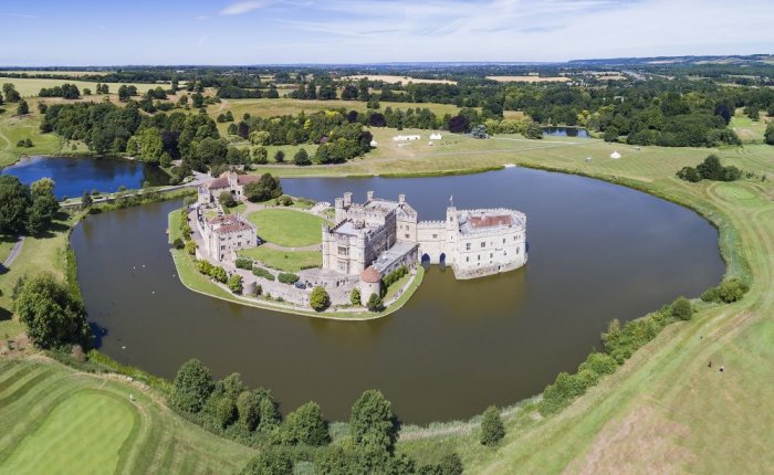 Leeds Castle is one of the most beautiful in the world