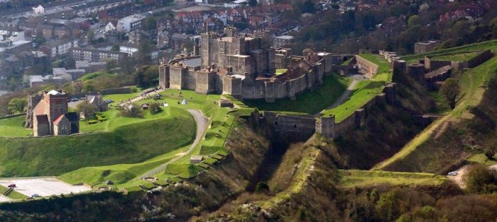     Dover's largest castle in England