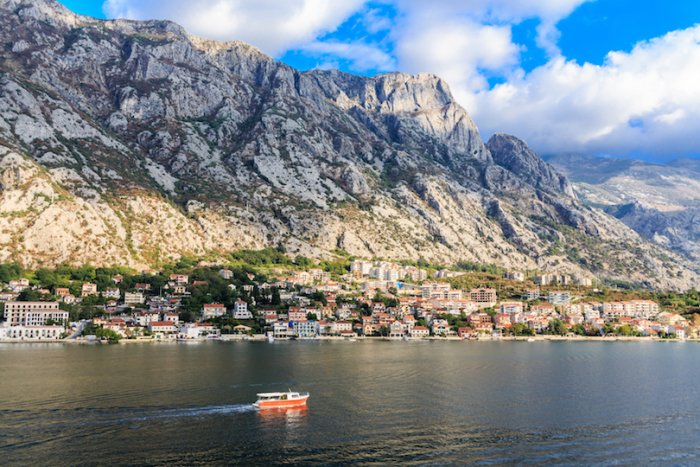 A cruise in Kotor Bay
