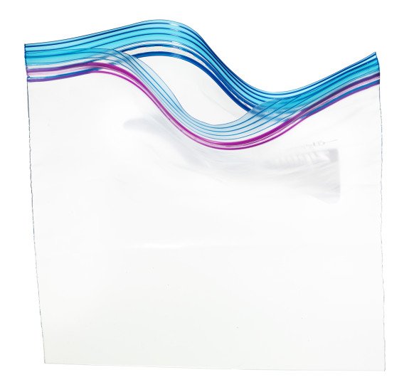 An example of ziploc bags for fluid storage