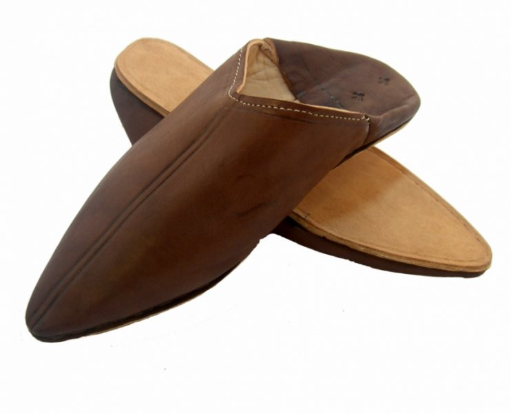 A sample of traditional shoes in Morocco