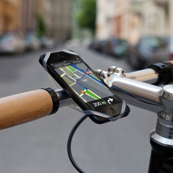 A smartphone with GPS
