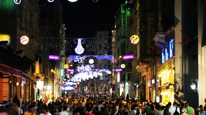 Busy Taksim Street