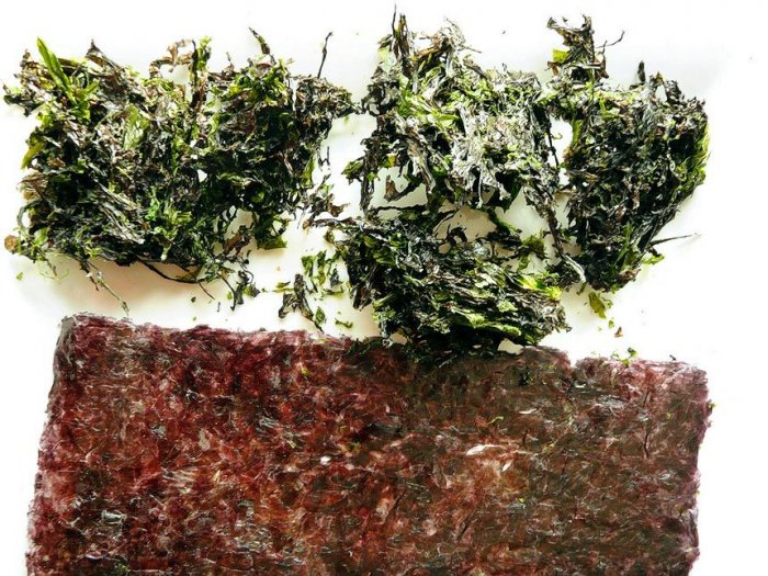 Gim or prepared seaweed