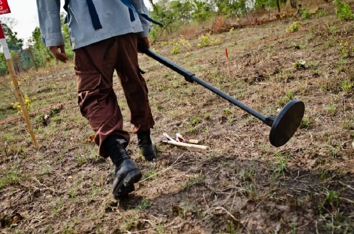 There is no inch in Cambodia free of mines