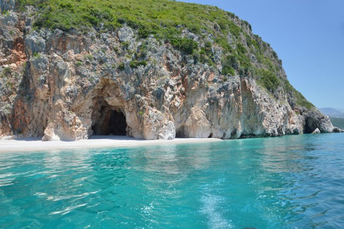 The magic of beach waters in Albania