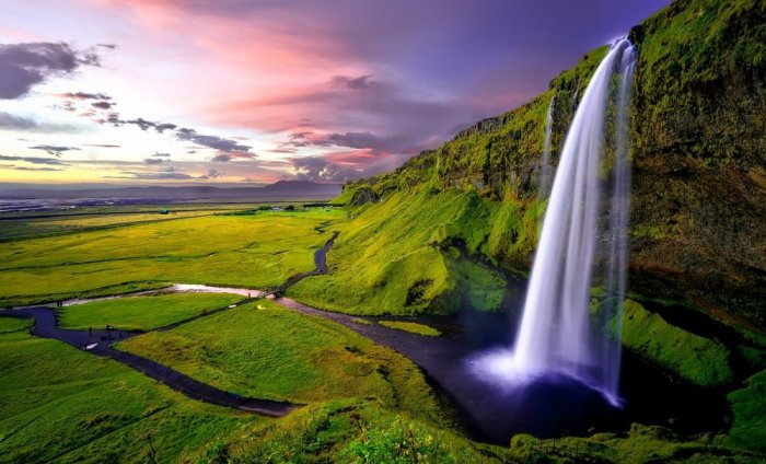 A picturesque nature in Iceland