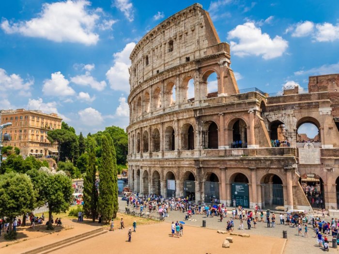The streets and buildings of Rome breathe history