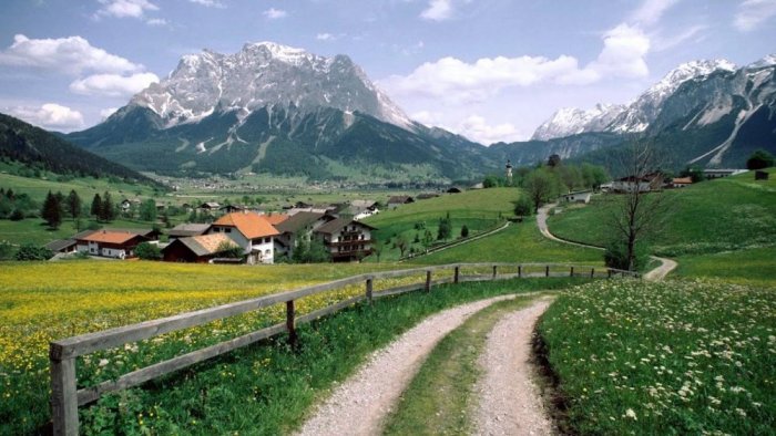 The picturesque nature of Austria