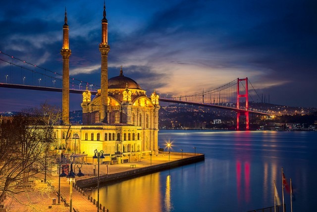 Ortakoy Istanbul Mosque in Turkey