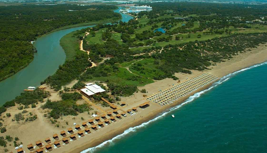 Belek area near Antalya is one of the most beautiful places of tourism in Turkey