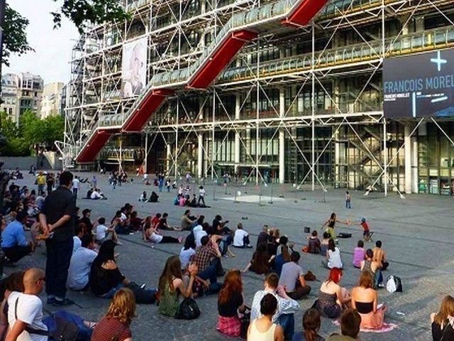 The Georges Pompidou Center, Paris 