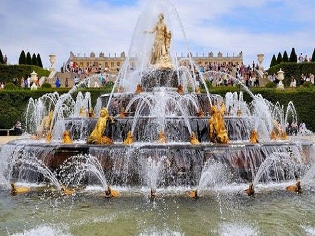 Musical fountain in the Palace of Versailles, Paris
