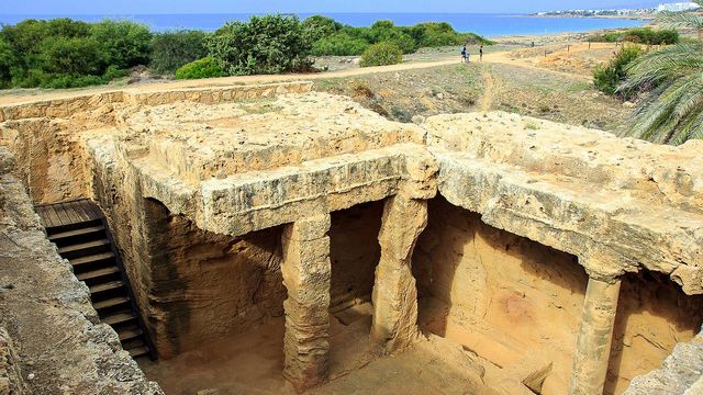 Tombs of the Kings are among the most beautiful sights in the Greek Paphos
