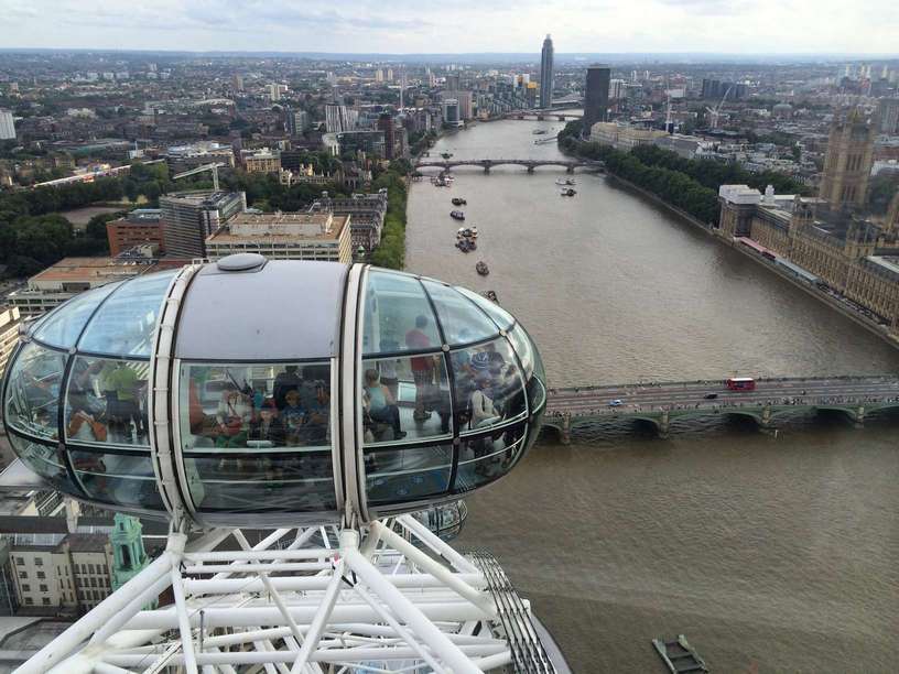 Wheel of London is one of the most important tourist places in London