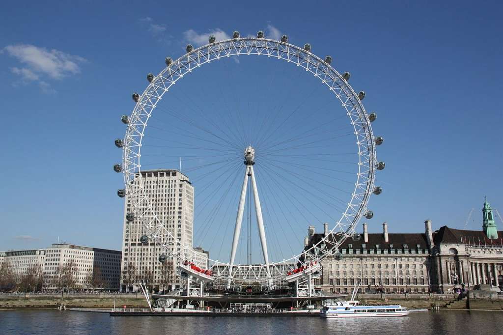 The London Eye is one of the most important landmarks of London, England