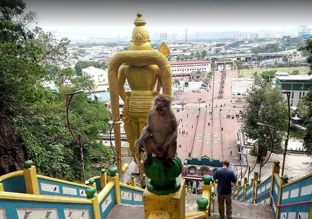 Batu Caves in Malaysia is one of the most important places of tourism in Kuala Lumpur