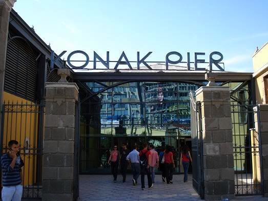 Konak Pier Shopping Center is one of the most important shopping places in Izmir, Turkey