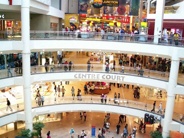 Shopping centers in Kuala Lumpur Malaysia