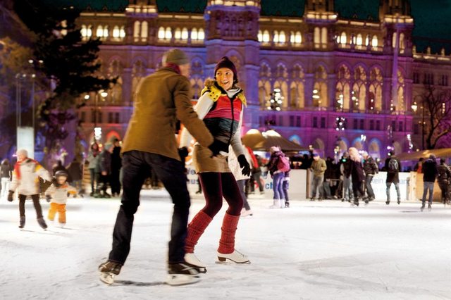 Tourist places in Vienna in the winter
