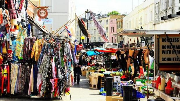 Portobello market is one of the cheapest in London England