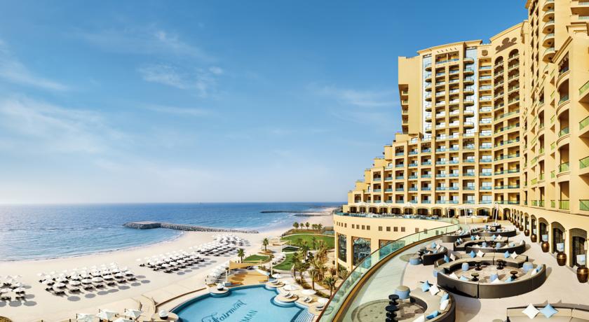 Fairmont Ajman, Fairmont is one of Ajman's luxury resorts located directly on the beach and has an extended private beach area