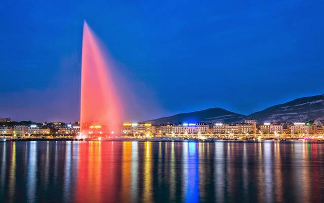 Geneva Swiss Fountain