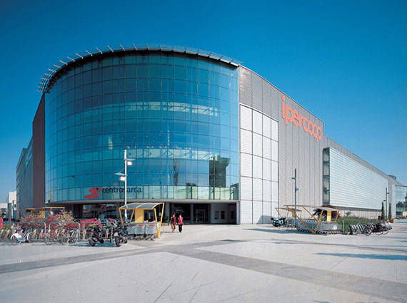 The Sarka shopping center is one of the largest shopping complexes in Milan Italy