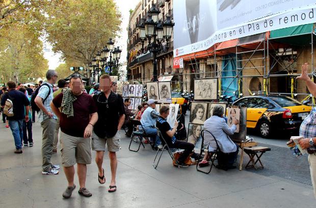 Barcelona Rambla Street