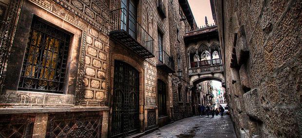 The Gothic Quarter of Barcelona