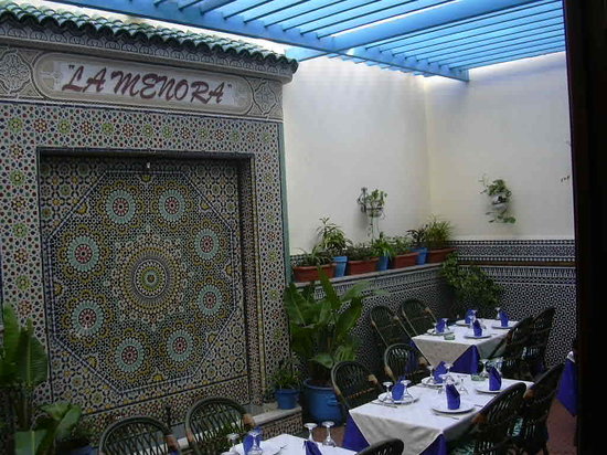 Candlestick restaurant is one of the most famous restaurants in Rabat, Morocco