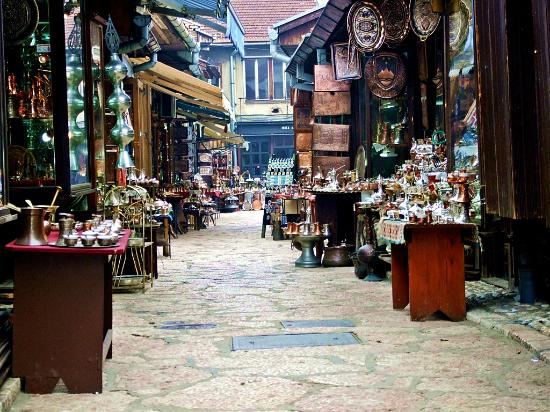 Basharshaya market is considered to be one of the oldest markets in Sarajevo, since it dates back to the fifteenth century