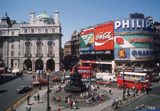Piccadilly Circus is one of the most important squares in London