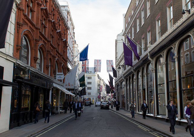 Bond Street in London is one of the most famous streets in London