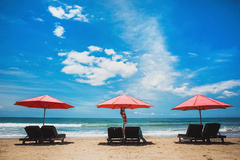 Kuta Beach Bali is one of the most beautiful tourist places in Bali, Indonesia