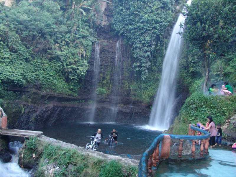 Seven waterfalls in Puncak, Indonesia