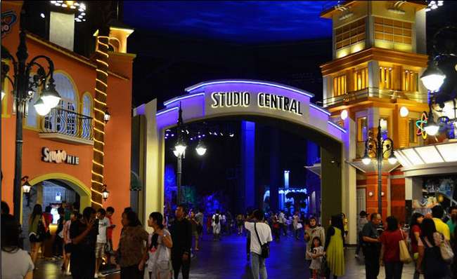 Closed studio, Trans Studio Bandung, one of the famous tourist attractions in Bandungun, Indonesia