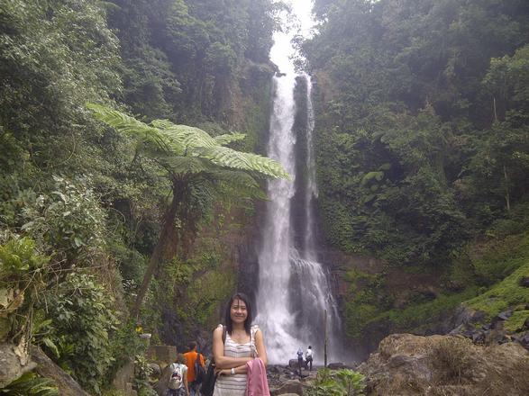 Jet Jet waterfall on Bali Island 