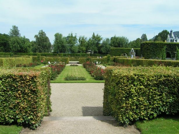     The flower garden in Germany Baden-Baden 