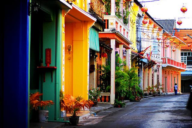 Phuket's Old Town is one of the best places of tourism in Phuket Thailand