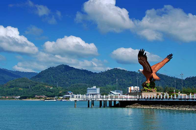 Eagle Square in Langkawi Malaysia