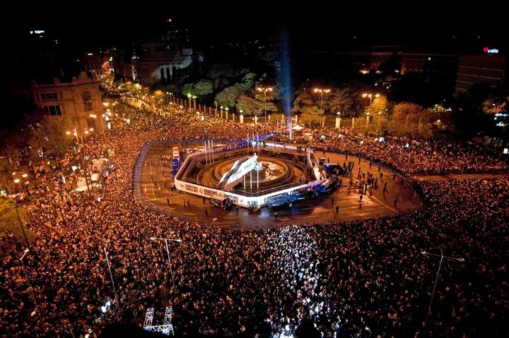 De Cibeles Square in Madrid, Spain